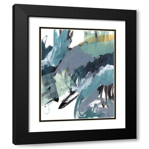 Observation No. 1 Black Modern Wood Framed Art Print with Double Matting by Nemcosky, Ann Thompson