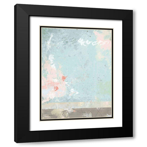 Sea Whispers No. 2 Black Modern Wood Framed Art Print with Double Matting by Nicoll, Suzanne
