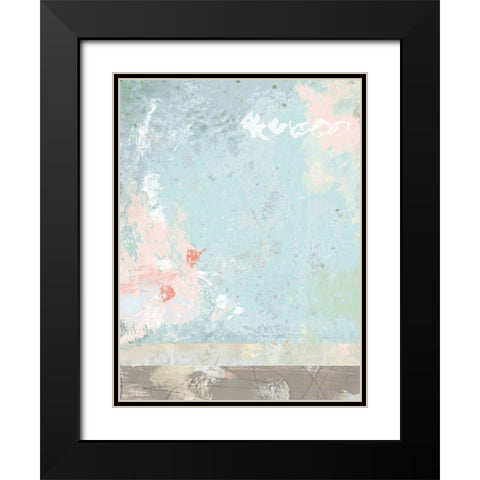 Sea Whispers No. 2 Black Modern Wood Framed Art Print with Double Matting by Nicoll, Suzanne