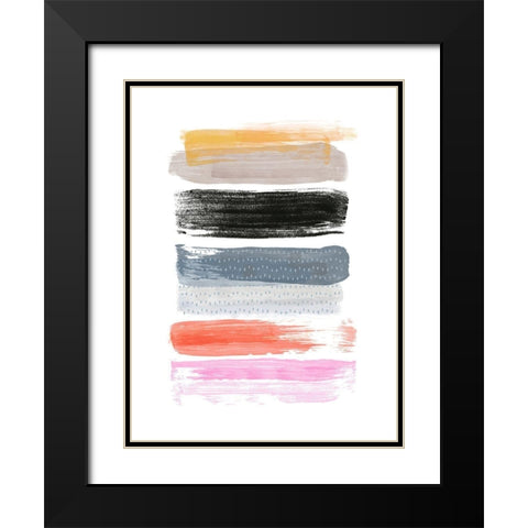 Warmth No. 1 Black Modern Wood Framed Art Print with Double Matting by Nicoll, Suzanne