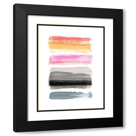 Warmth No. 2 Black Modern Wood Framed Art Print with Double Matting by Nicoll, Suzanne
