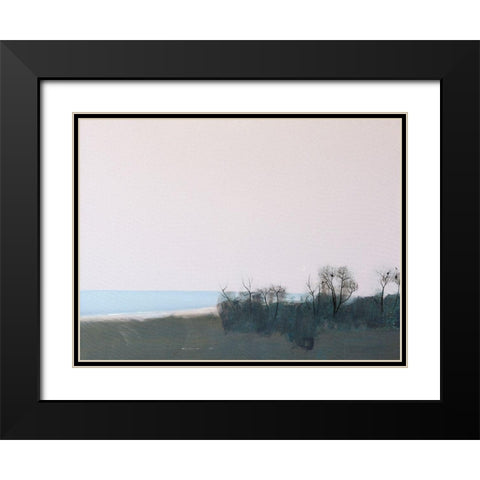 Bessarabian Evening Black Modern Wood Framed Art Print with Double Matting by Nekraha, Igor