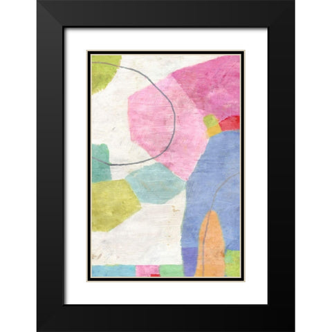 Cotton Candy No. 2 Black Modern Wood Framed Art Print with Double Matting by Nicoll, Suzanne