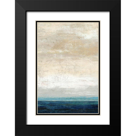 Yarmouth Black Modern Wood Framed Art Print with Double Matting by Nicoll, Suzanne