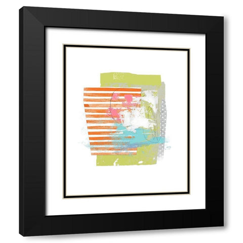 Beach Day 1 Black Modern Wood Framed Art Print with Double Matting by Nicoll, Suzanne