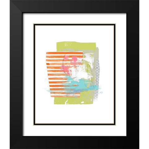 Beach Day 1 Black Modern Wood Framed Art Print with Double Matting by Nicoll, Suzanne