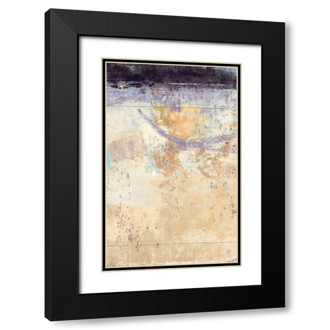 Aubergine 1 Black Modern Wood Framed Art Print with Double Matting by Nicoll, Suzanne