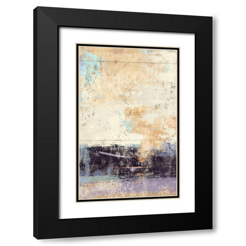 Aubergine 2 Black Modern Wood Framed Art Print with Double Matting by Nicoll, Suzanne