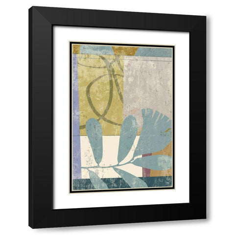 Calla 2 Black Modern Wood Framed Art Print with Double Matting by Nicoll, Suzanne