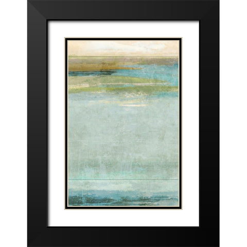 Seafoam 2 Black Modern Wood Framed Art Print with Double Matting by Nicoll, Suzanne