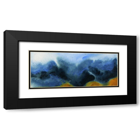 No Ambivalence Black Modern Wood Framed Art Print with Double Matting by Oppenheimer, Michelle
