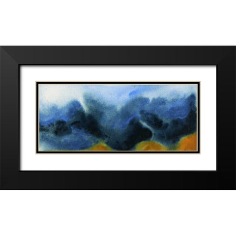 No Ambivalence Black Modern Wood Framed Art Print with Double Matting by Oppenheimer, Michelle