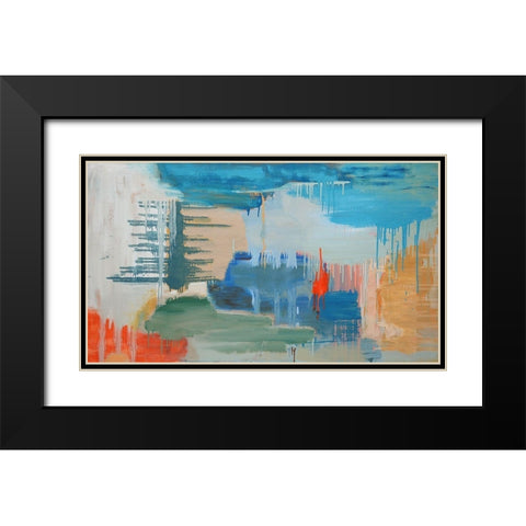 Beacon Black Modern Wood Framed Art Print with Double Matting by ONeill, Carolyn