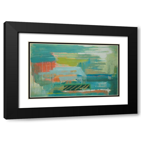 Drift Away VI Black Modern Wood Framed Art Print with Double Matting by ONeill, Carolyn