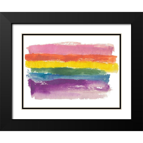 Be You Black Modern Wood Framed Art Print with Double Matting by Oppenheimer, Michelle