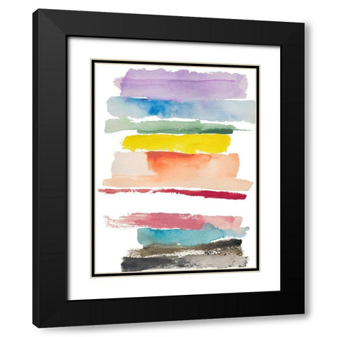 Inclusion Black Modern Wood Framed Art Print with Double Matting by Oppenheimer, Michelle