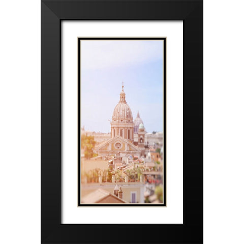 Roman Glow Black Modern Wood Framed Art Print with Double Matting by Okula, Carina