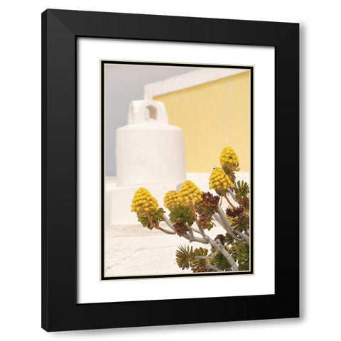 Greek Details Black Modern Wood Framed Art Print with Double Matting by Okula, Carina