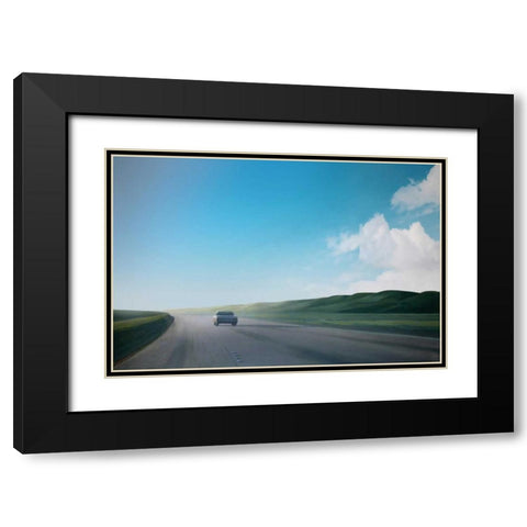 California Road Chronicles - 38 Black Modern Wood Framed Art Print with Double Matting by Penezic, Relja
