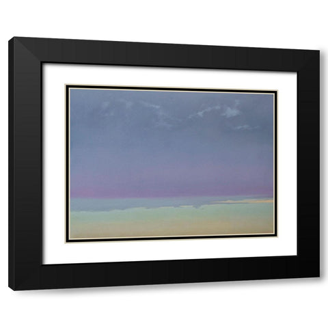 Twilight at Hill Country Black Modern Wood Framed Art Print with Double Matting by Pannell, Cap