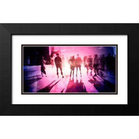 Java Jazz 33 Black Modern Wood Framed Art Print with Double Matting by Pfrommer, Sven