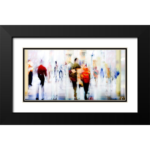 Java Jazz 35 Black Modern Wood Framed Art Print with Double Matting by Pfrommer, Sven