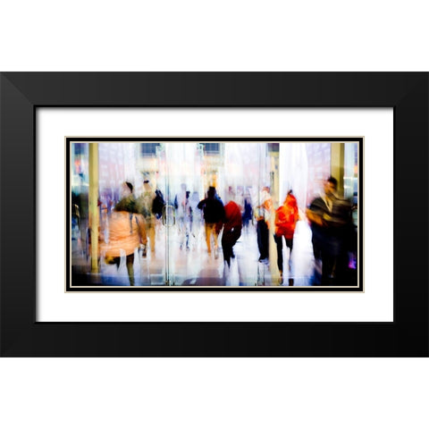 Java Jazz 46 Black Modern Wood Framed Art Print with Double Matting by Pfrommer, Sven