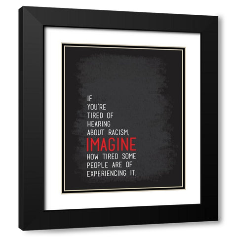 Imagine Black Modern Wood Framed Art Print with Double Matting by Proctor, Tenisha