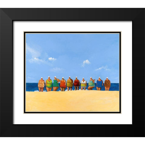 My Ten Aunts Black Modern Wood Framed Art Print with Double Matting by Paraskevas, Michael