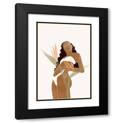 Swimsuit II Black Modern Wood Framed Art Print with Double Matting by Pont, Yuyu