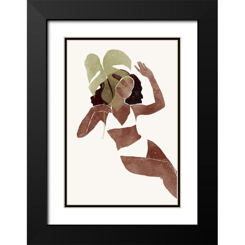 Swimsuit III Black Modern Wood Framed Art Print with Double Matting by Pont, Yuyu