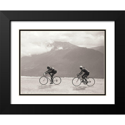 Coppi Bartali, 1949 Black Modern Wood Framed Art Print with Double Matting by E Sports Presse