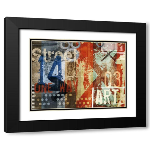 Art Type IV Black Modern Wood Framed Art Print with Double Matting by Pfrommer, Sven