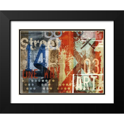 Art Type IV Black Modern Wood Framed Art Print with Double Matting by Pfrommer, Sven