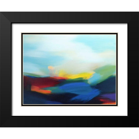 On a Good Day Black Modern Wood Framed Art Print with Double Matting by Posillico, Leo