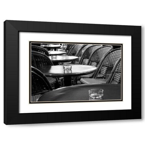 Cafe Noir Black Modern Wood Framed Art Print with Double Matting by Price, Melanie Alexandra