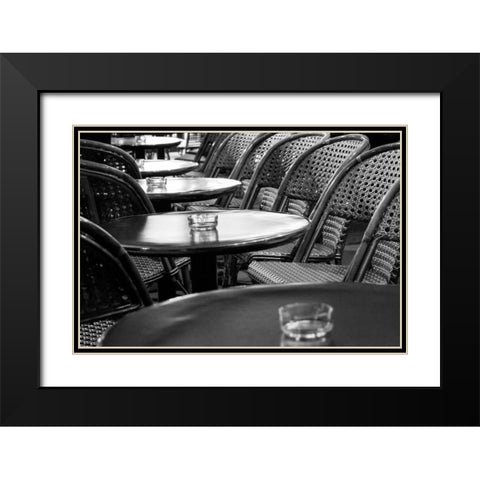 Cafe Noir Black Modern Wood Framed Art Print with Double Matting by Price, Melanie Alexandra