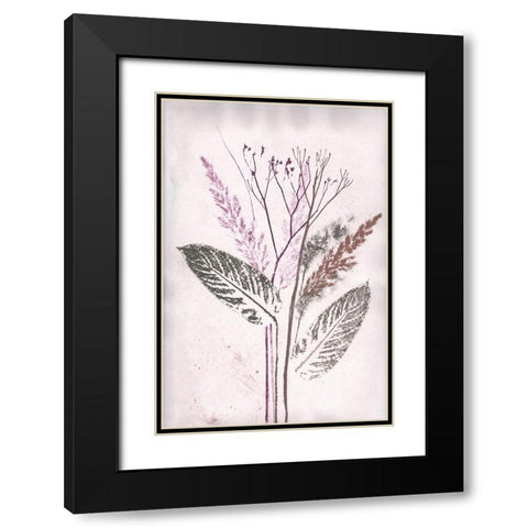 Bouquet 3 Black Modern Wood Framed Art Print with Double Matting by Folcarelli, Pernille