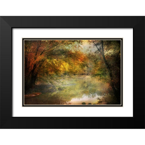 Autumn Dream Black Modern Wood Framed Art Print with Double Matting by Rivera, John