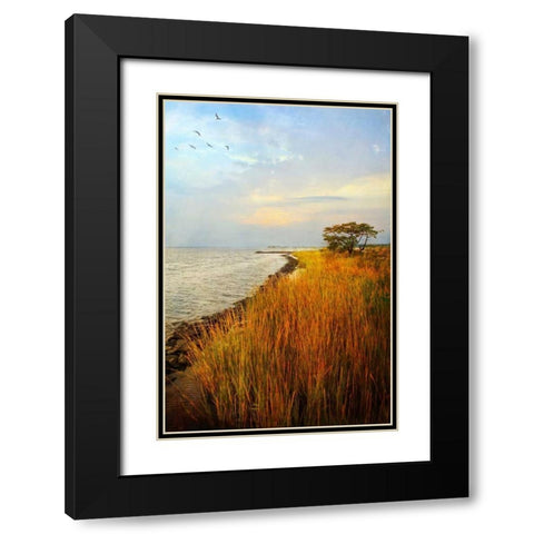 Morning Has Broken Black Modern Wood Framed Art Print with Double Matting by Rivera, John