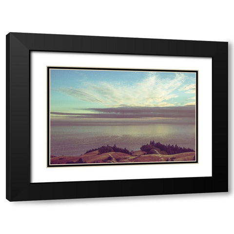 Pulls at My Soul Black Modern Wood Framed Art Print with Double Matting by Rogers, Eunika