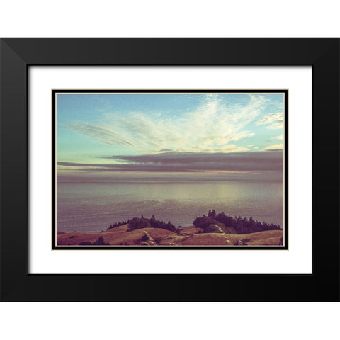 Pulls at My Soul Black Modern Wood Framed Art Print with Double Matting by Rogers, Eunika