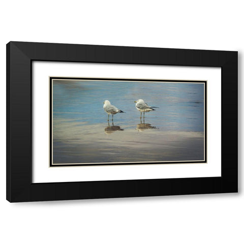 Silent They Wait Black Modern Wood Framed Art Print with Double Matting by Rogers, Eunika