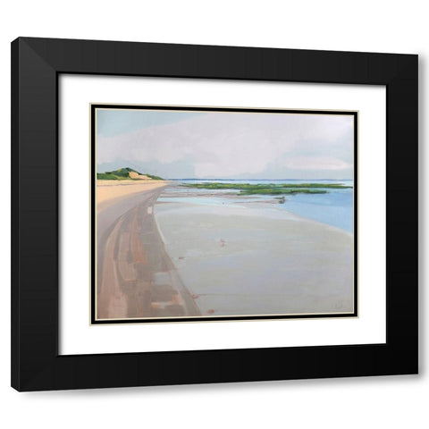 Winning the Tide Black Modern Wood Framed Art Print with Double Matting by Rufo, John