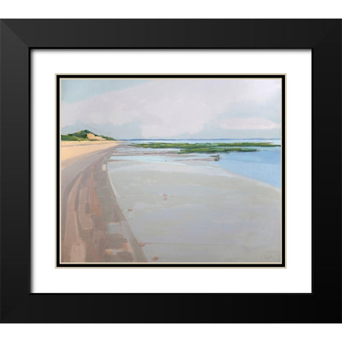 Winning the Tide Black Modern Wood Framed Art Print with Double Matting by Rufo, John