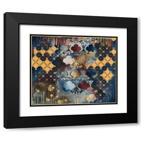 Gilded Age Black Modern Wood Framed Art Print with Double Matting by Robinson, Heather Noel