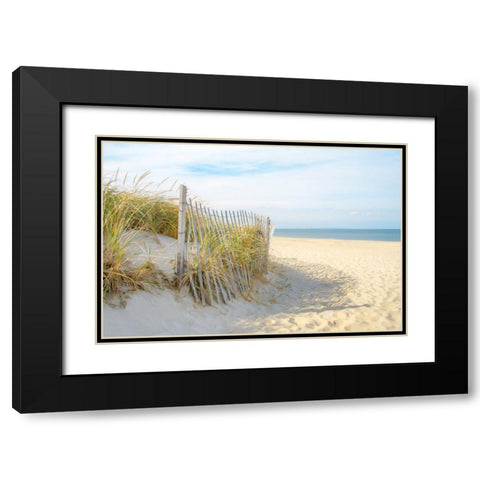 Sandy Neck Black Modern Wood Framed Art Print with Double Matting by Ryan, Brooke T.