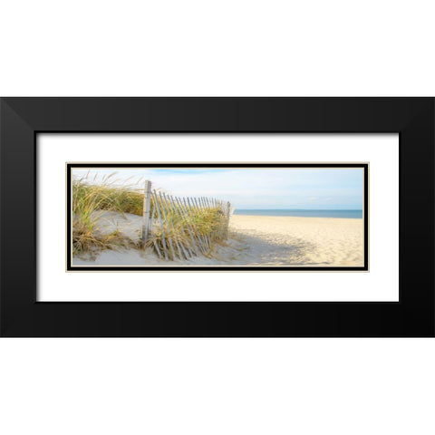 Sandy Neck (panorama) Black Modern Wood Framed Art Print with Double Matting by Ryan, Brooke T.
