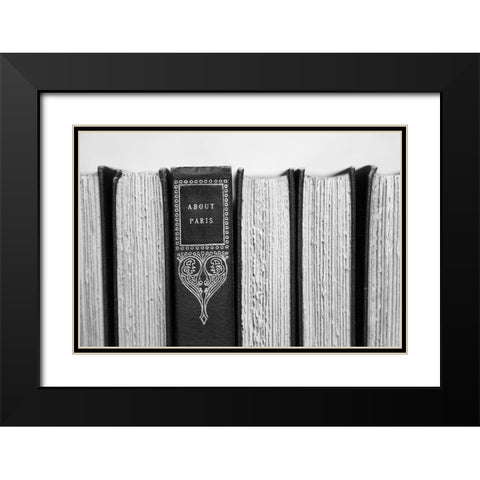 About Paris Black Modern Wood Framed Art Print with Double Matting by Ryan, Brooke T.