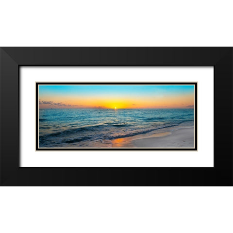 Golden Moment Black Modern Wood Framed Art Print with Double Matting by Reed, Jack